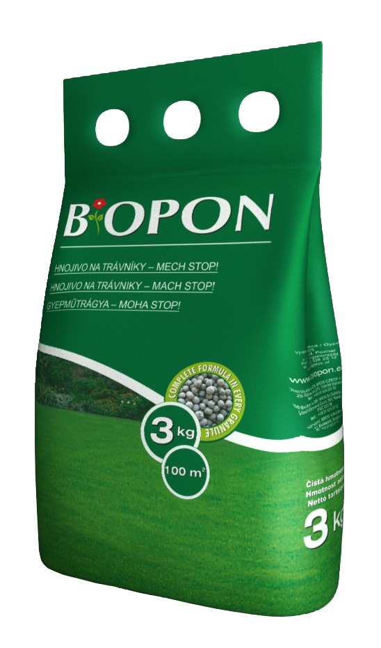 Biopon gyepműtrágya moha-stop 3 kg