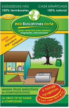 BioLatrine kompostér, pachy neutralizujúca látka 4x15g
