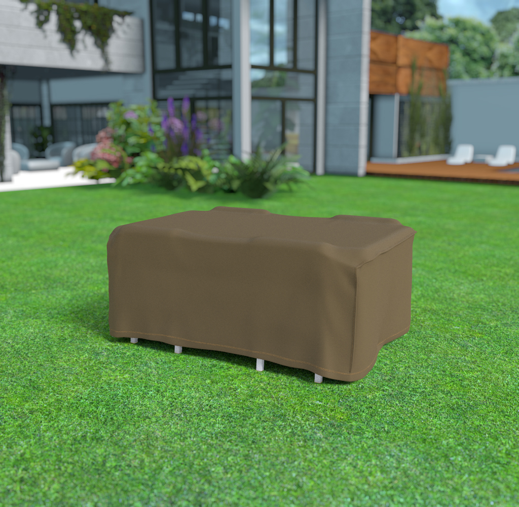 Kryt na záhradný stôl obdĺžnikový + 4 stoličky Covertop 225x145x90 cm