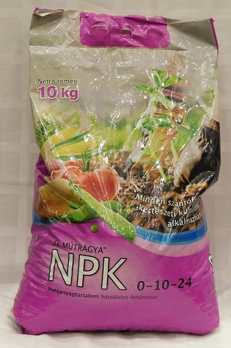 NPK 0-10-24 umelé hnojivo 10 kg