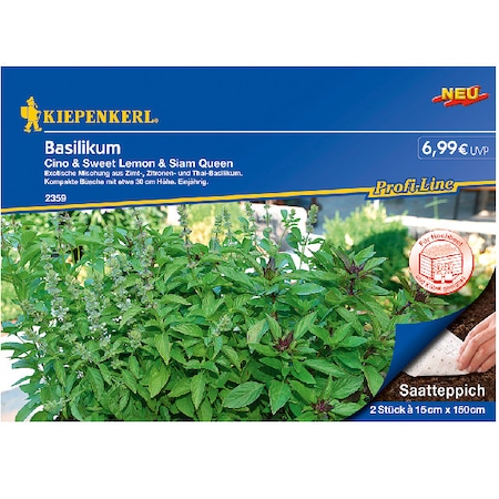 Basil mix seed mat Kipenkerl 15cmx150 cm
