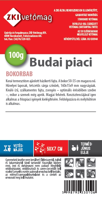 Sárgahüvelyű bokorbab Budai piaci 100g ZKI