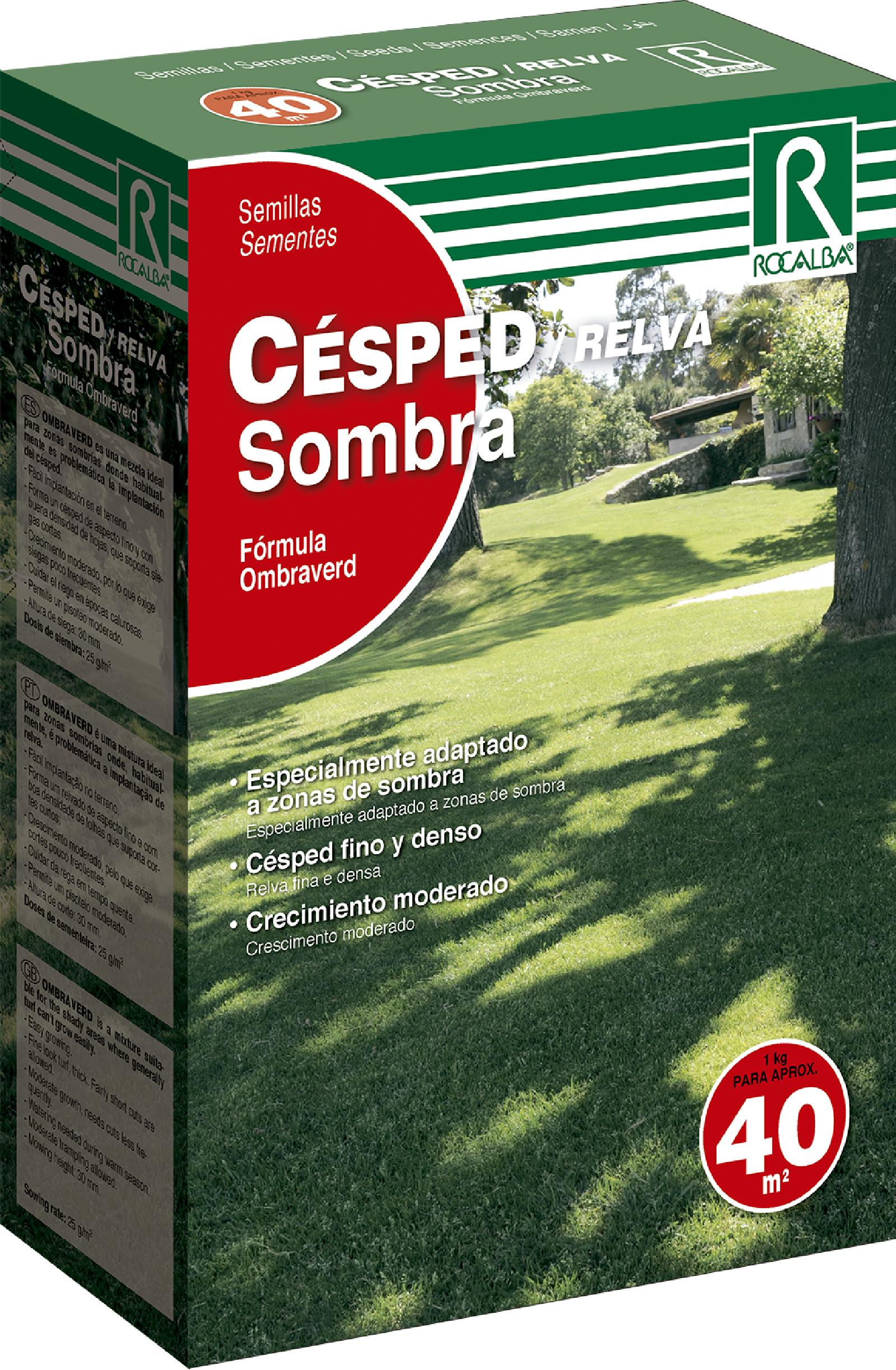Grass seed Rocalba Sombra Ombraverd shade-tolerant 1 kg