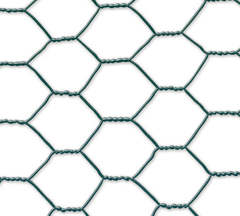 Poultry wire mesh plastic coated Galvanex Plast 30 1x25m (30x0,8/1,0mm)
