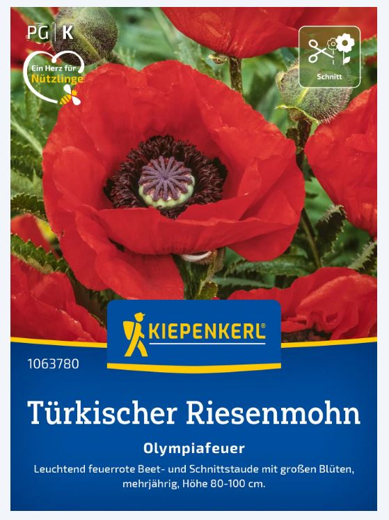 Óriáspipacs (évelő)-Olympiafeuer Kiepenkerl ca. 50 db mag