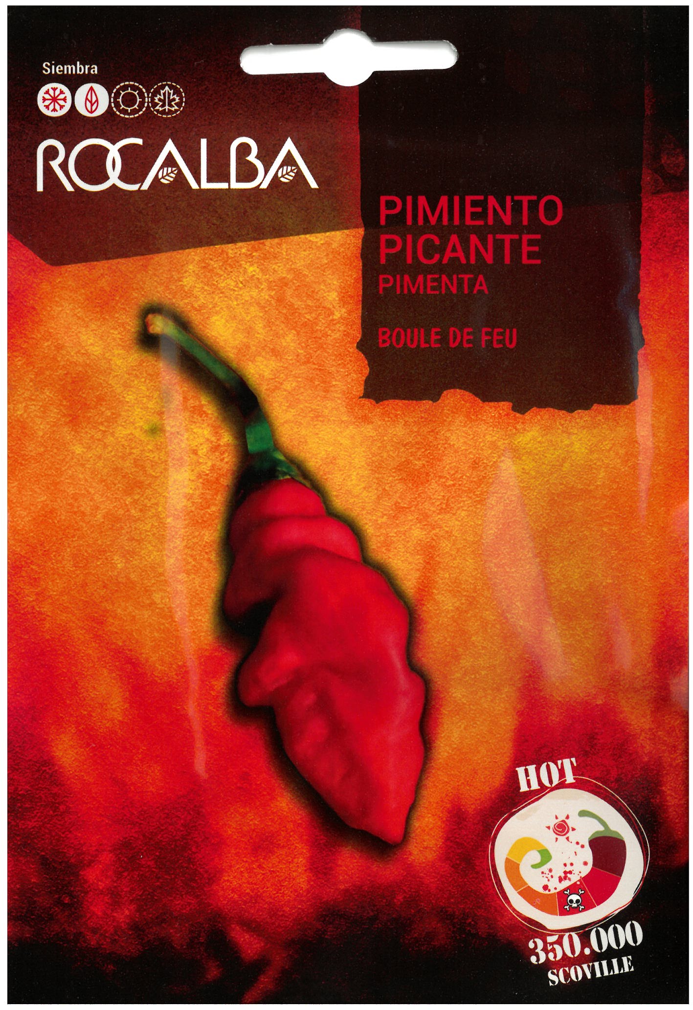 Chili paprika Boule de Feu Rocalba 25 szem