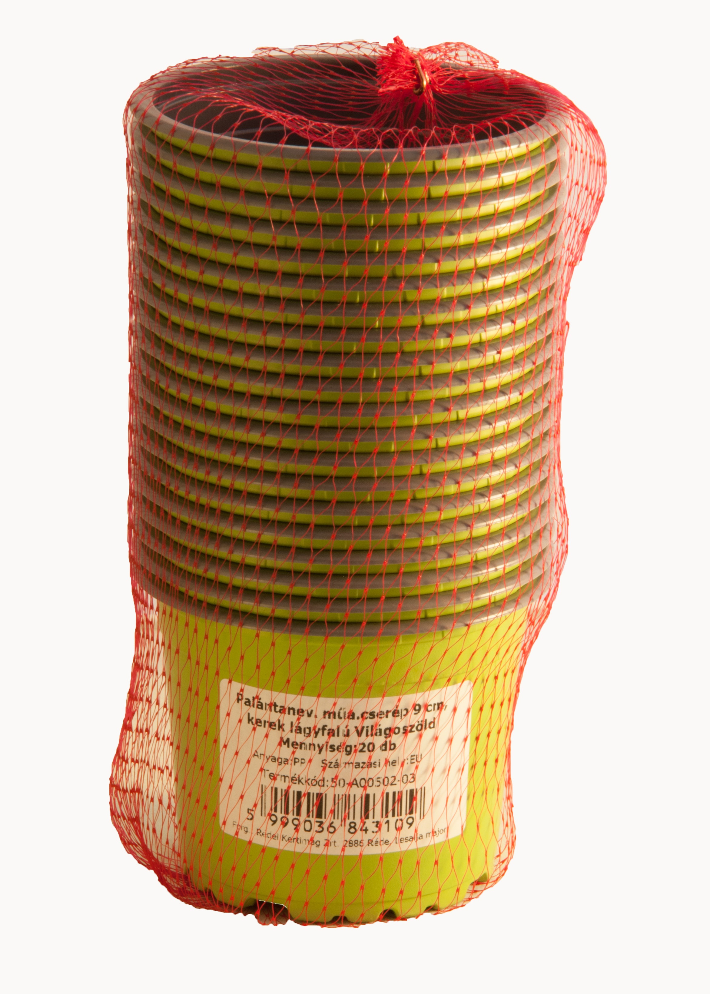 Kvetináč 9 cm (20 ks) svetlozelený