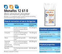 Monoammónium -foszfát MAP 12-61-0  Monafos  25 kg