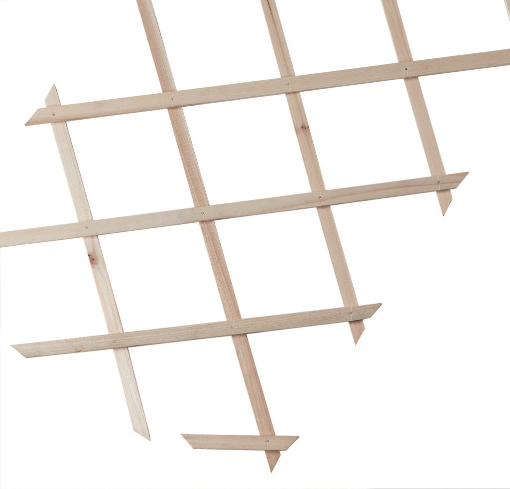 Wooden lattice "Trelliwood" brown 1x3 m