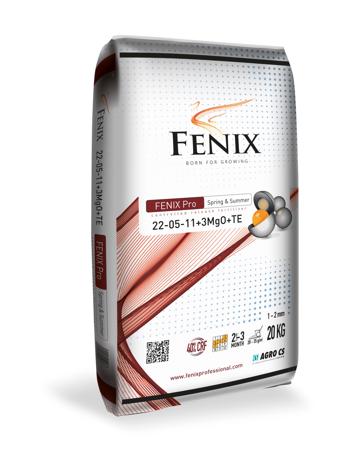 Fenix Pro Tavaszi-nyári gyeptrágya 22-05-11+3MgO+TE 20 kg