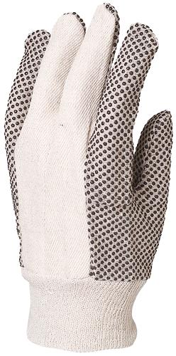 Ochranné rukavice bavlnené bodkované 4165