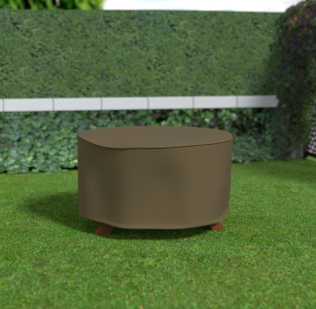 Kryt na záhradný okrúhly stôl Covertop 125x125x70 cm