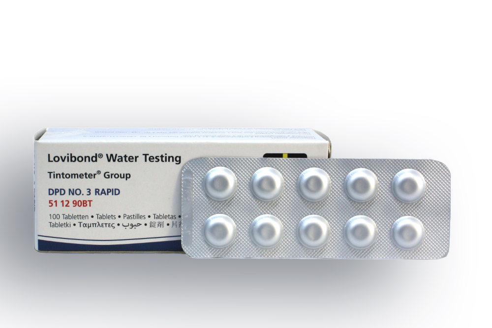 Össz. klór reagens tabletta-medencevíz teszterhez 10 db DPD3