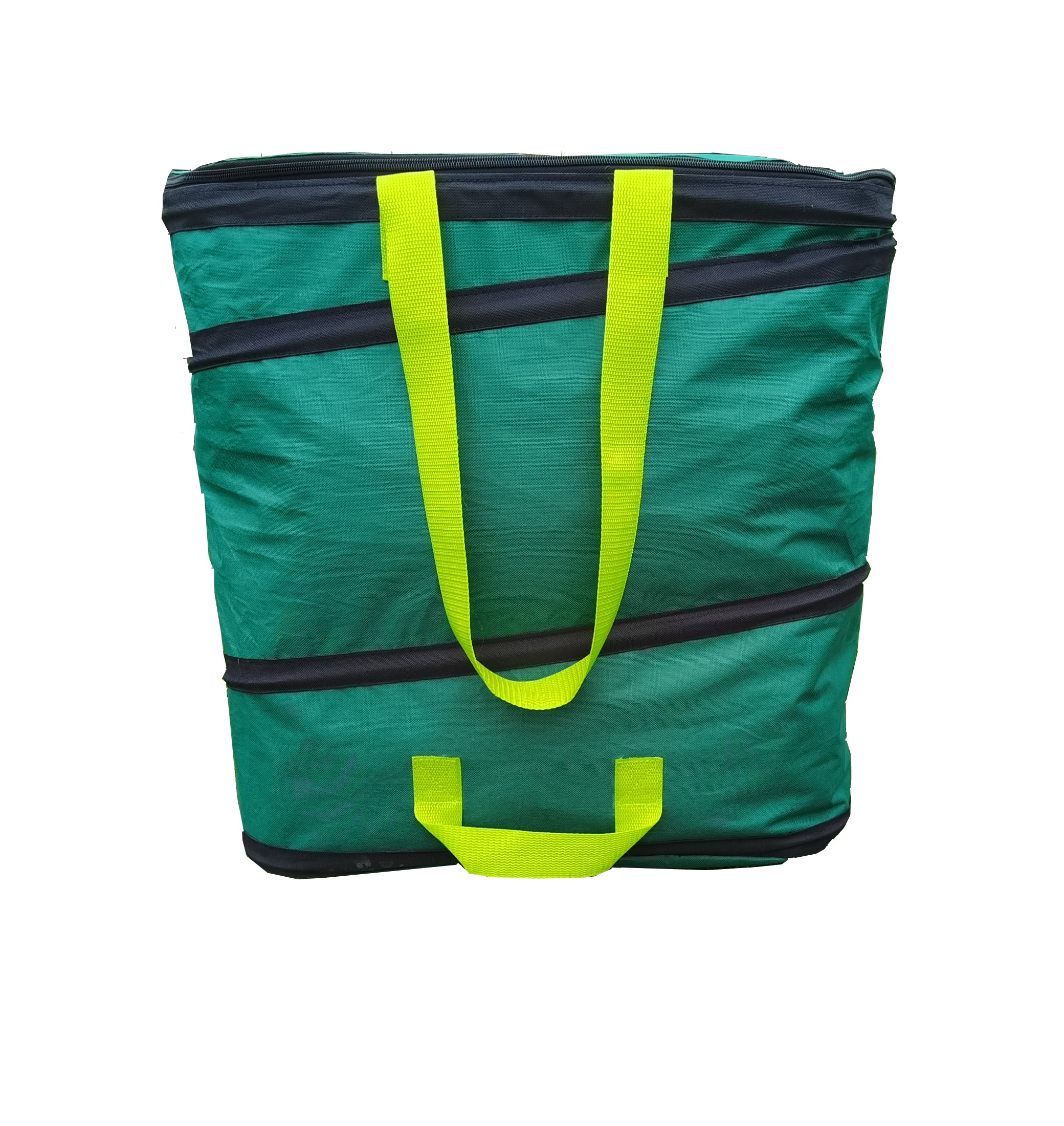 Square pop-up leaf bag POP UP SQUARE green 175 l (50x50x70cm)
