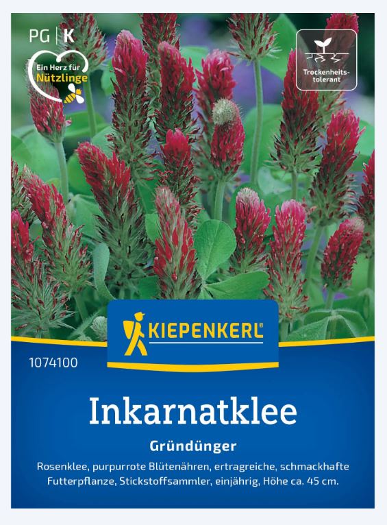 Bíborhere (Trifolium inc.)-Zöldtrágya és méhlegelő 25 m2-re Kiepenkerl