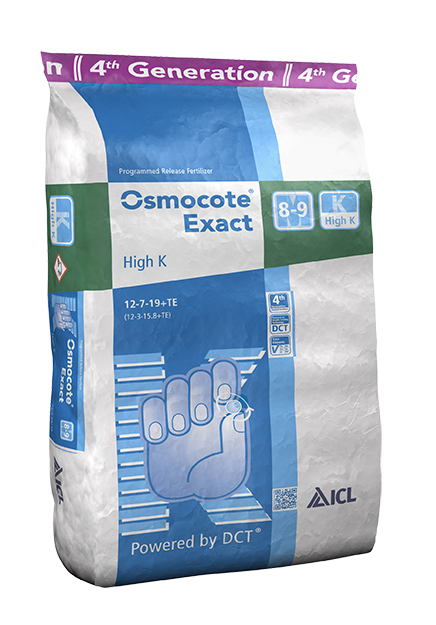 Osmocote Exact DCT Standard 8-9 mes. Draslíkové  12-07-19  25 kg