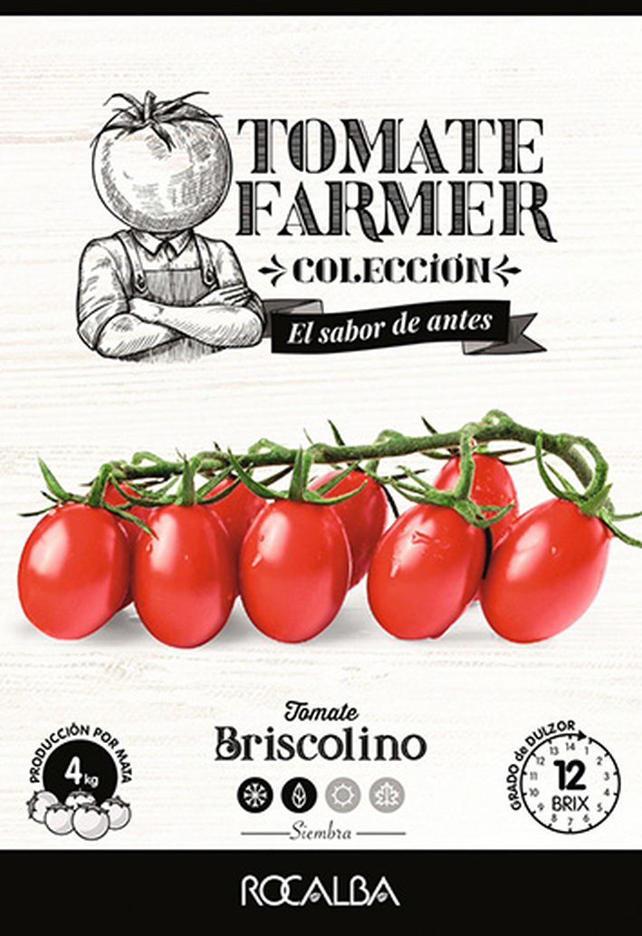 Cherry paradajky Briscolino (Farmer) Rocalba 8 zŕn