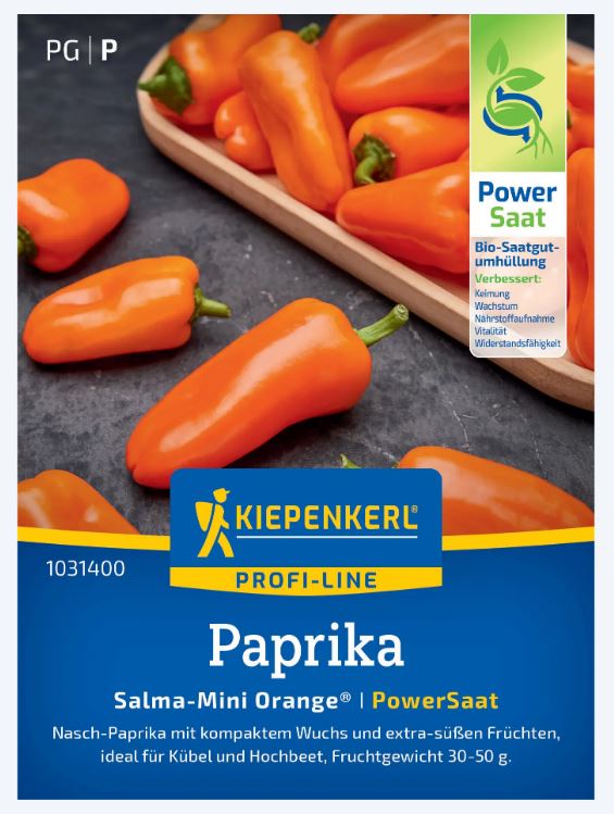 Paprika-snack Salma®-Mini Orange, F1 Kiepenkerl ca. 5 db mag