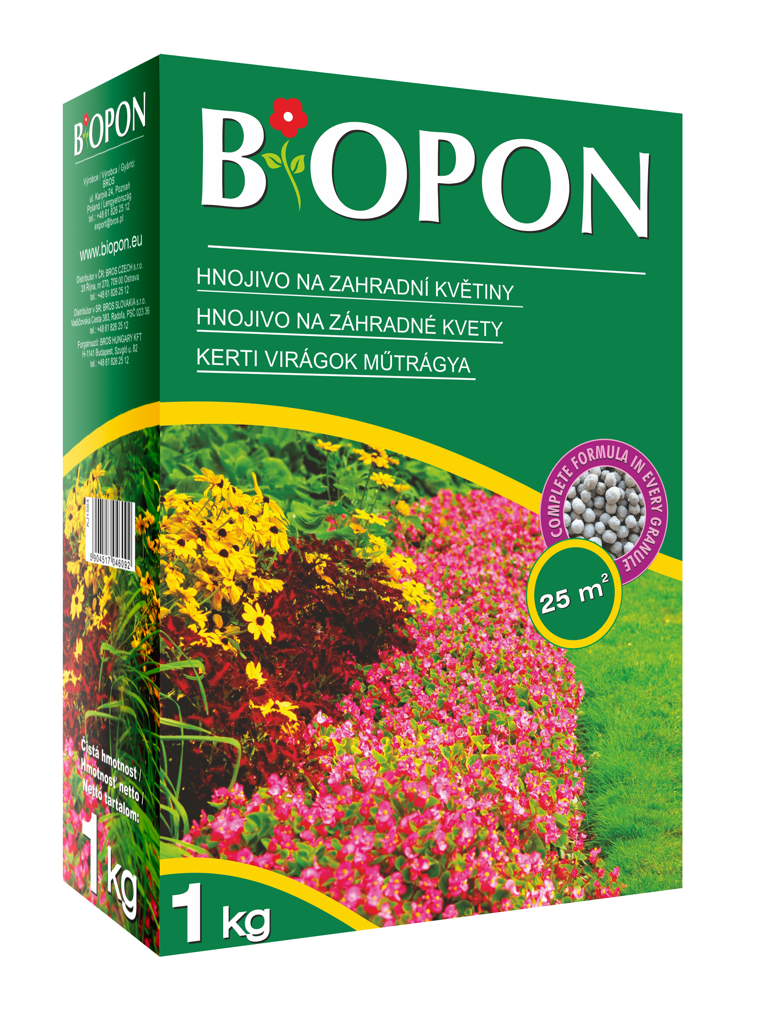 Biopon műtrágya kerti virágokhoz 1 kg