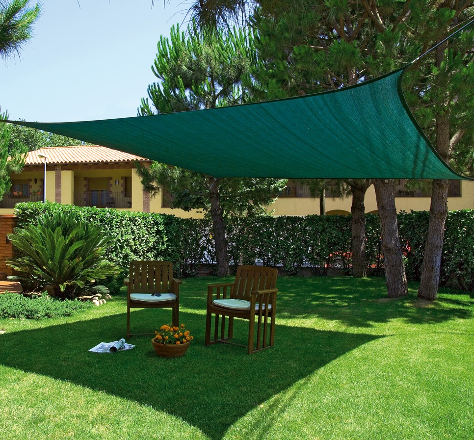 Napínacia tieniaca sieť sada Sun-net Kit Tissé 3,6x3,6 m