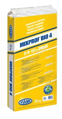 Viano organické hnojivo Mixprof Bio 4  3-6-12 +3MgO 25 kg
