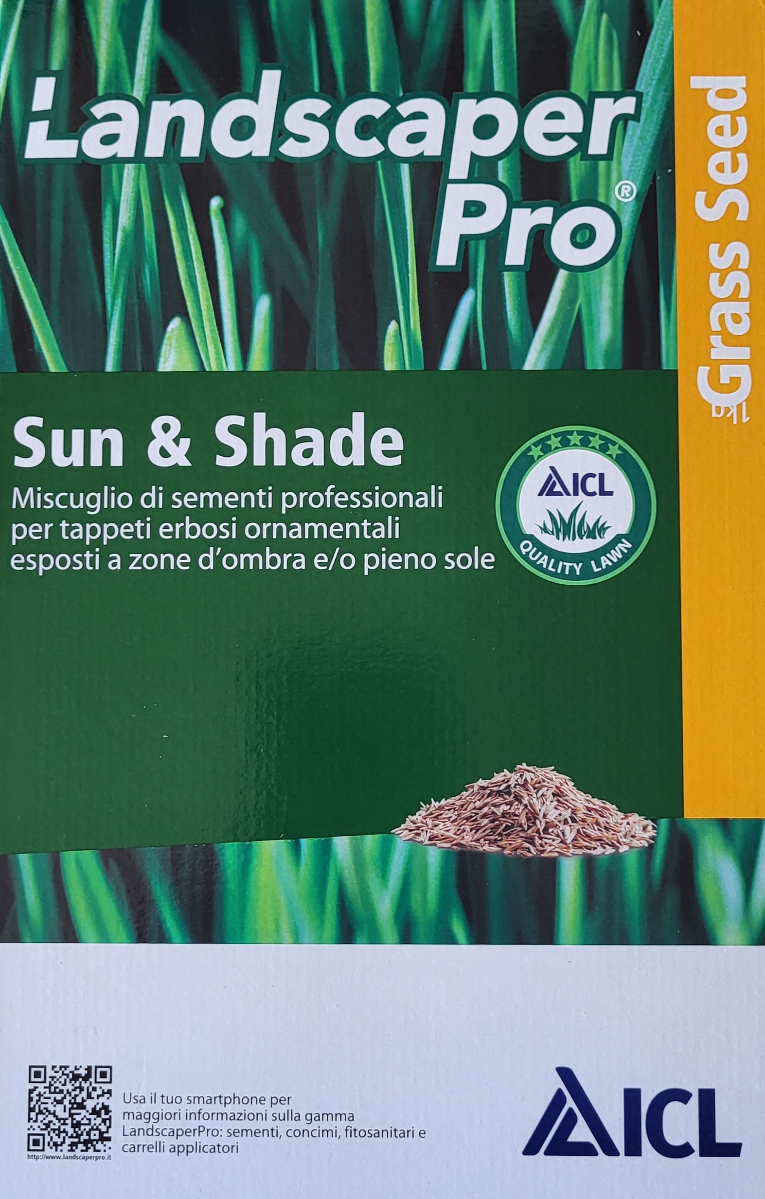 ICL trávne osivo Slnko a tieň (tolerantné voči tieňu) 1 kg