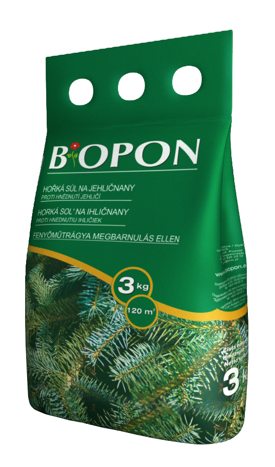 Biopon borovicové hnojivo proti hnednutiu 3 kg