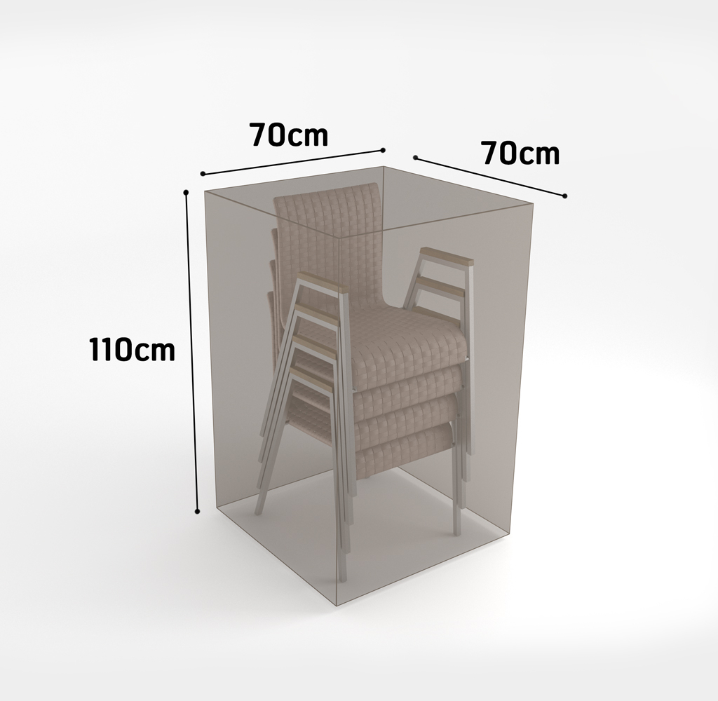 Kerti bútor takaró rakásolható székekhez Covertop 70x70x110 cm