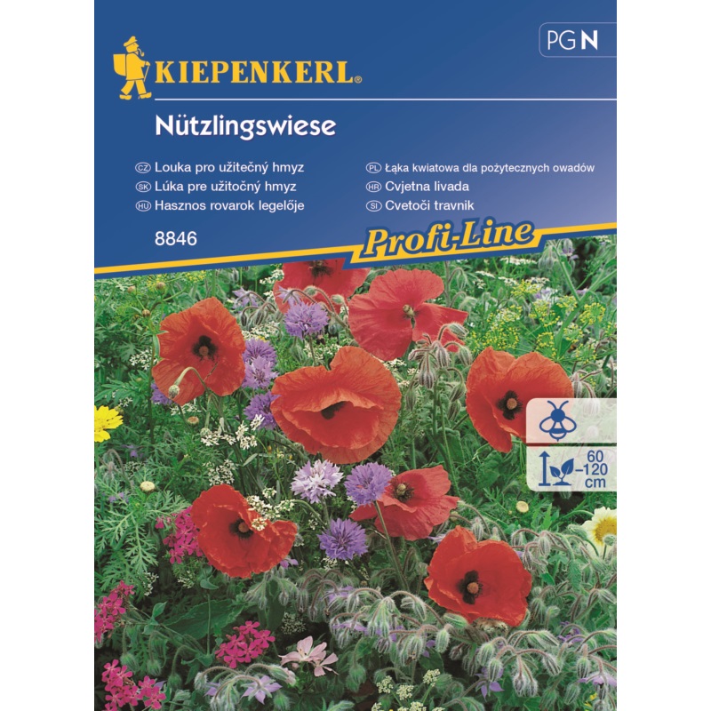 Záhrada užitočného hmyzu zmes kvetinových semien 30 m2 Kiepenkerl