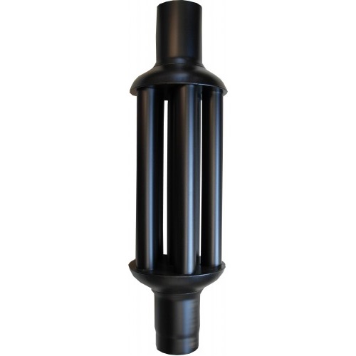 Teplostný bubón hrubostenný (1,8 mm) čierny, 1000 mm priemer: 160 mm