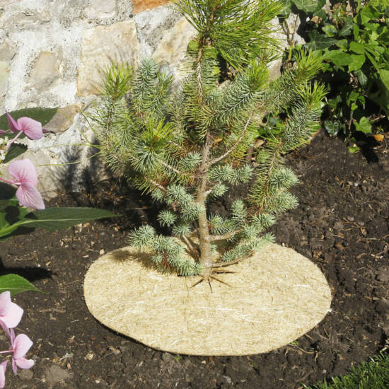 Mulch 100% natural Chanvrelin 750 natur 40 cm diameter