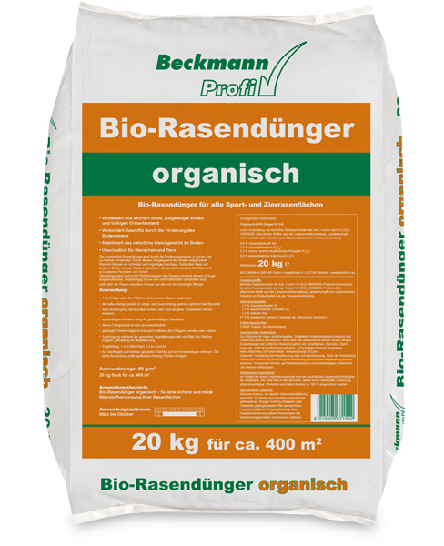 Beckmann szerves biogyeptrágya 9+3+6 + 60 % szerves anyag tartalom 20 kg
