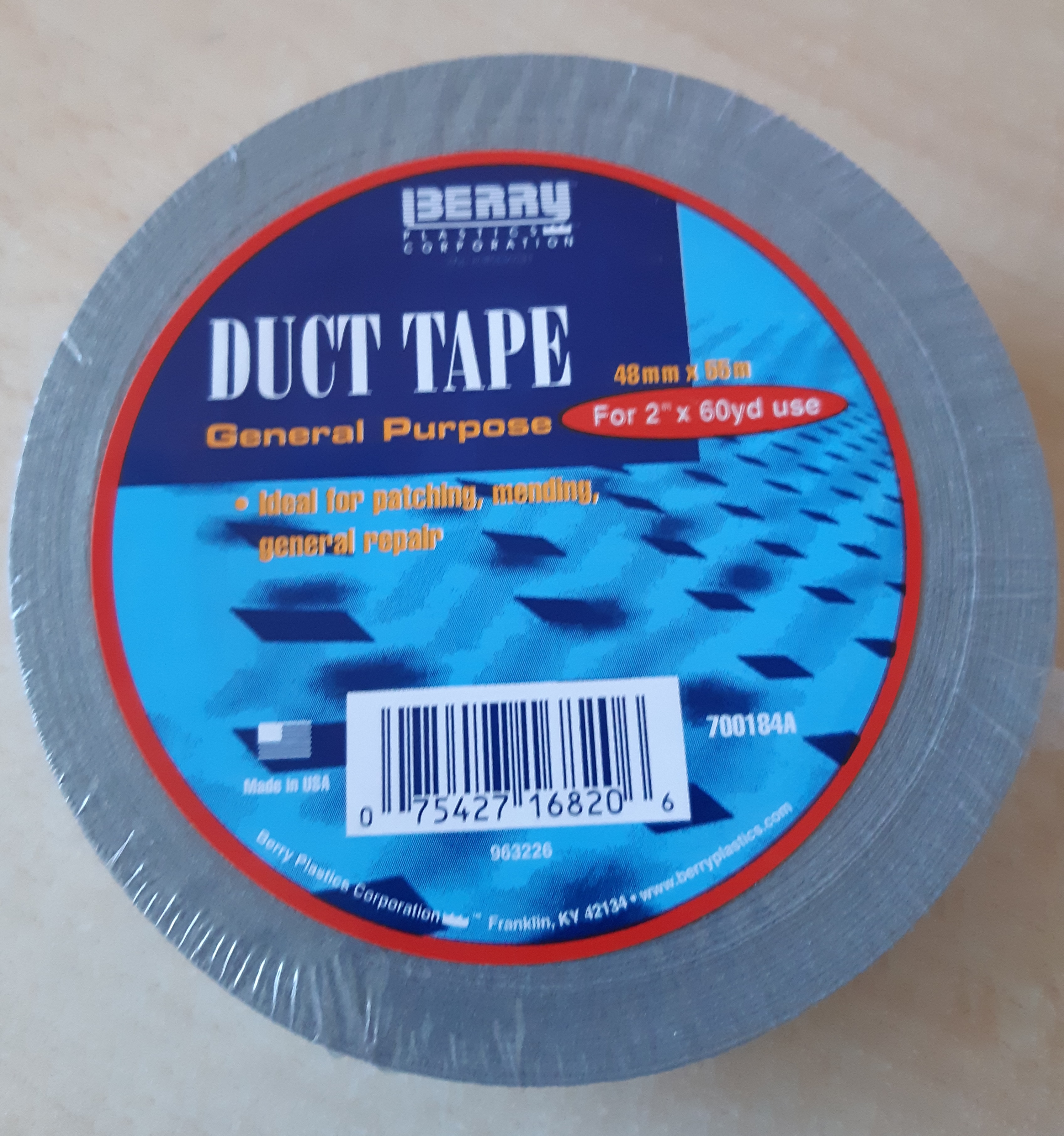 Lepiaca páska Duct Tape (s textilným vláknom) 48mmx55m