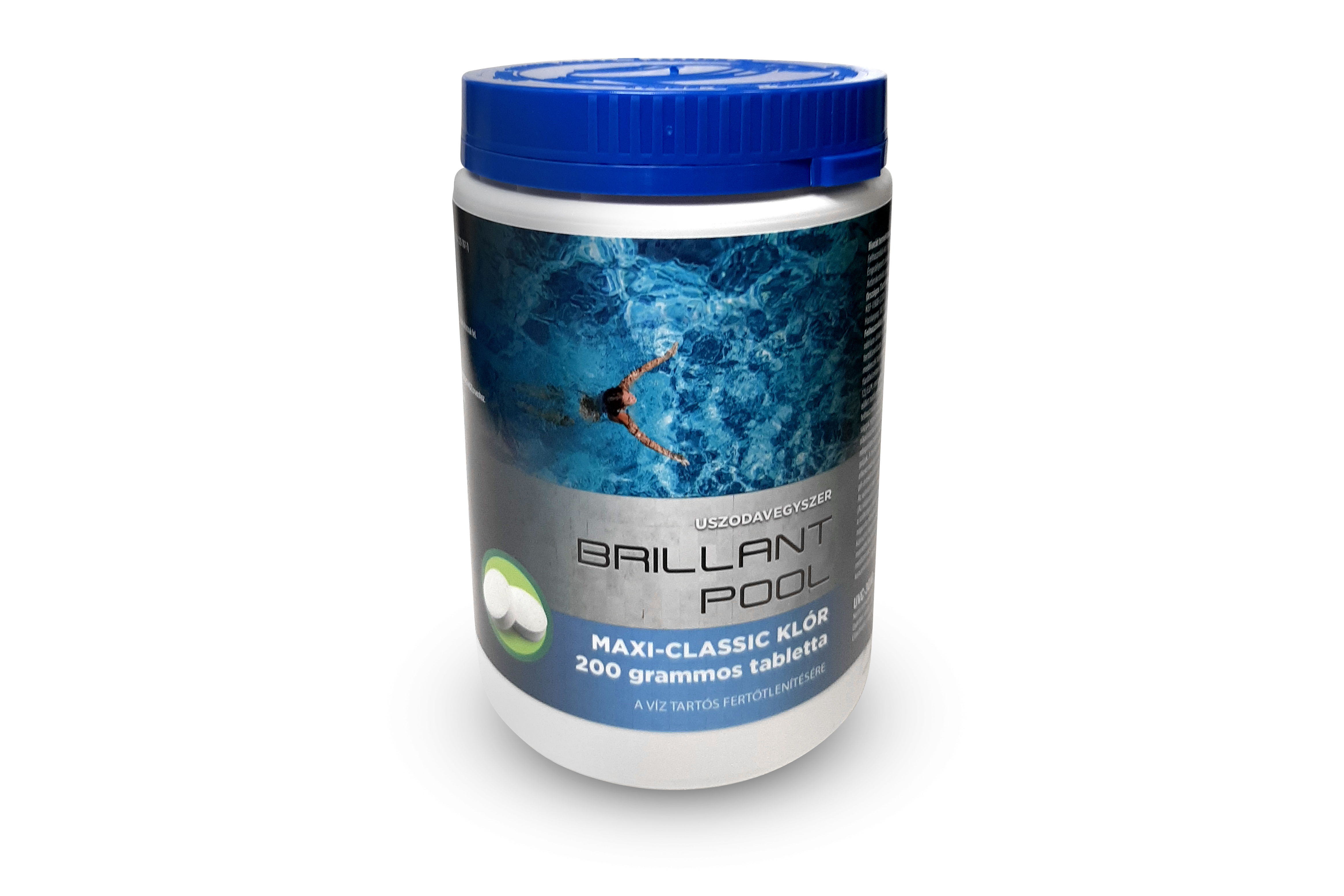 Brillant Pool Maxi-Classic chlórové tablety rozpustné v chlóre 200 g/db 1 kg