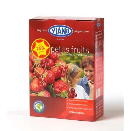 Viano organické hnojivo na červené bobuľovité ovocie 1,75 kg